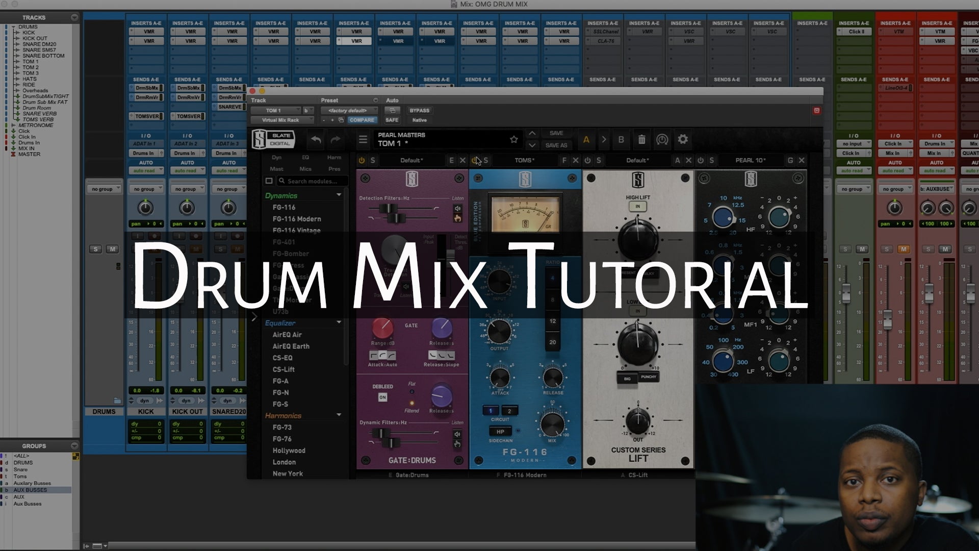 Mixing Tutorial - Drums | Pro Tools