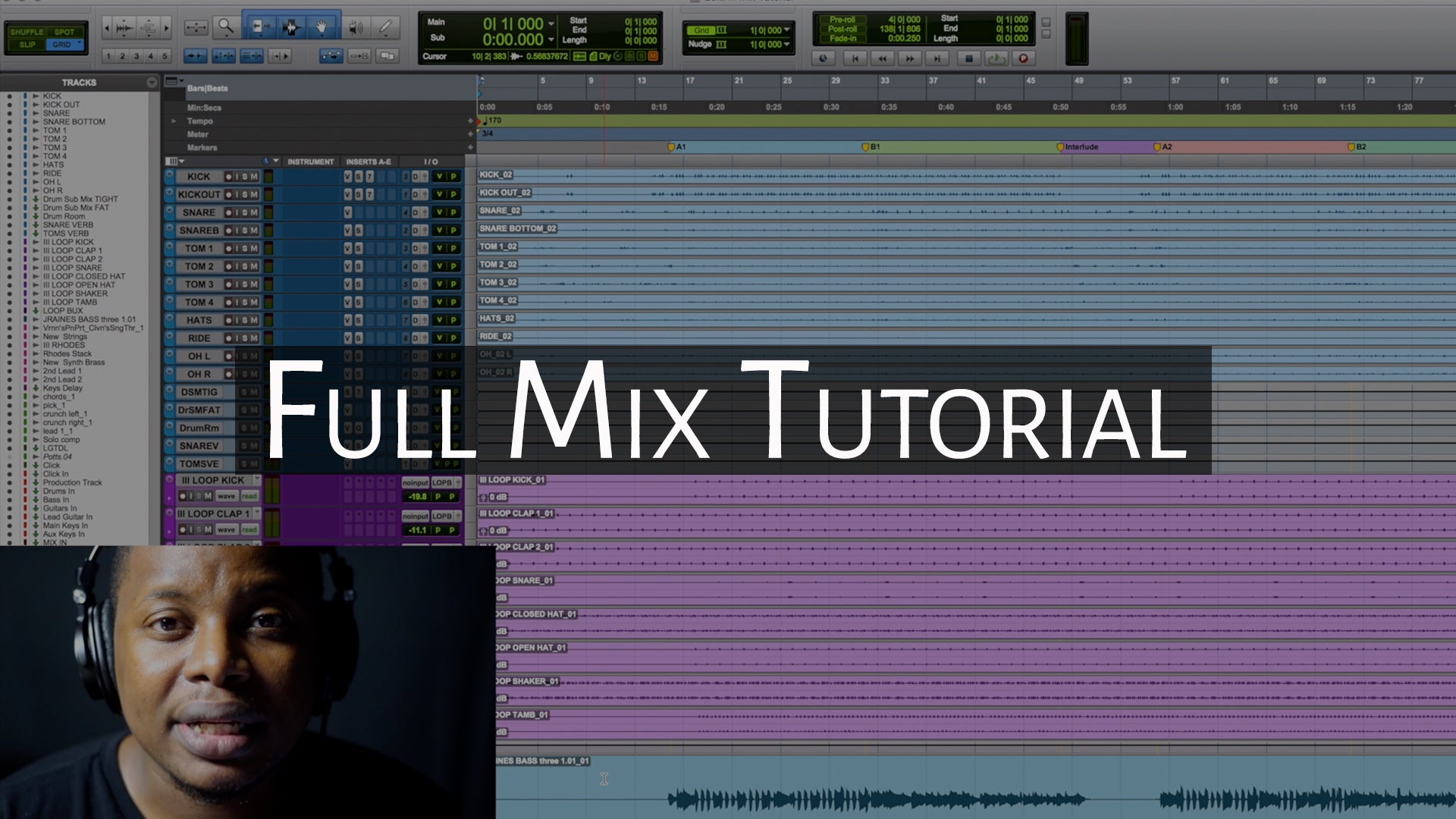 Mixing Tutorial - III Full Song Mix